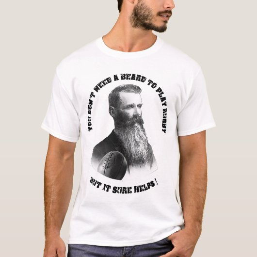 T-shirt Rugby Beards (Devant)