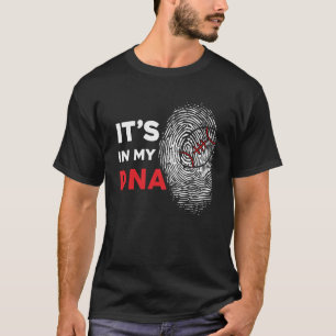 T-shirt Rugby C'est dans mon ADN Empreintes digitales Homm