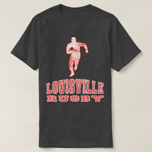 T-shirt Rugby de Louisville vintage (Design devant)