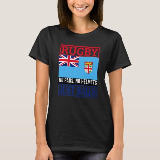 T-shirt Rugby des Fidji (Devant)