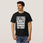 T-shirt Rugby drôle de citation (Devant entier)