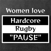 T-shirt Rugby Hardcore féminin de base