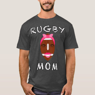 T-shirt Rugby maman design drôle pour les amoureux Rugby e