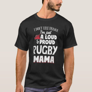 T-shirt Rugby Maman Loud et Fier Maman