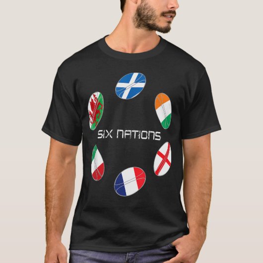 T-shirt Rugby Six (Devant)