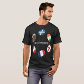 T-shirt Rugby Six (Devant entier)