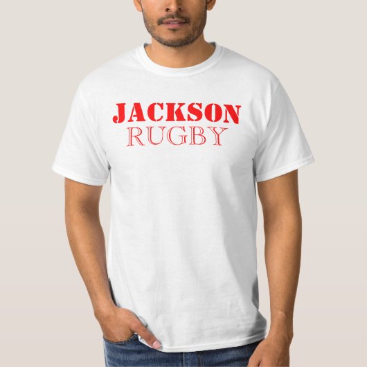 T-shirt Rugby T de Jackson (Devant)