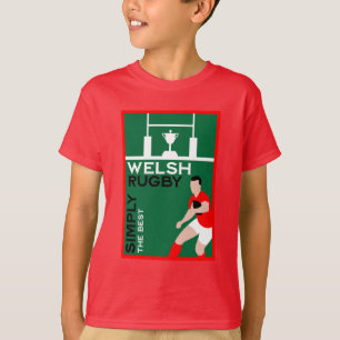 T-shirt Rugby Wales Fan Art