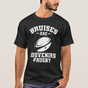 T-shirt Rugbys Rugger League Bruises sont Souvenirs Rugby
