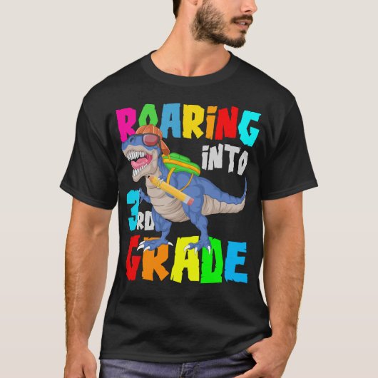 T-shirt rugissement en 3e (Devant)