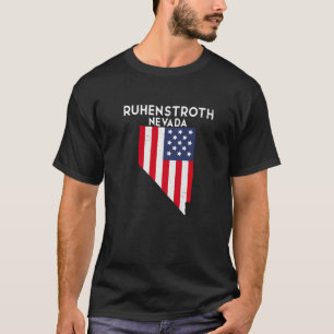 T-shirt Ruhenstroth Nevada USA État Amérique Voyage Nevada