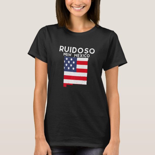 T-shirt Ruidoso USA State America Travel New Mexican New M (Devant)