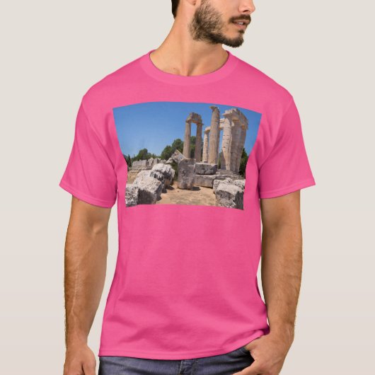 T-shirt Ruines Dans La Grèce De Nemea. (Devant)