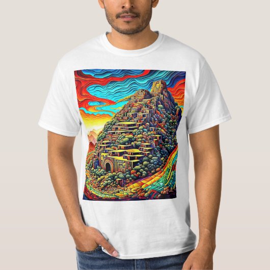 T-shirt Ruines de montagne 2 (Devant)