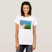 T-shirt Ruines maya à la plage dans Tulum (Devant entier)