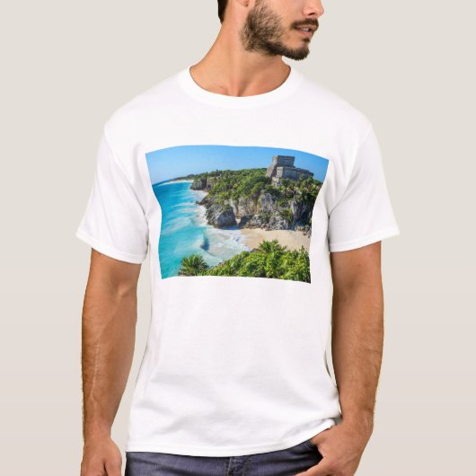 T-shirt Ruines maya de Tulum (Devant)