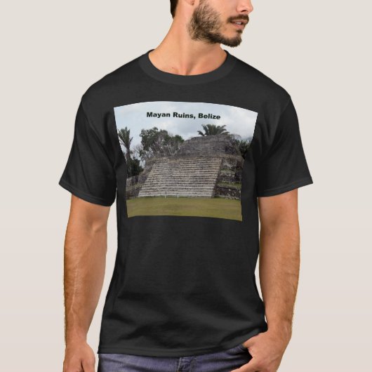 T-shirt Ruines mayas, Belize (Devant)