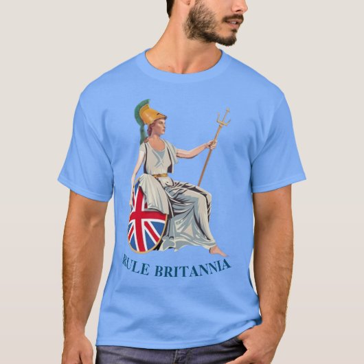 T-shirt RULE BRITANNIE Patriote UK (Devant)