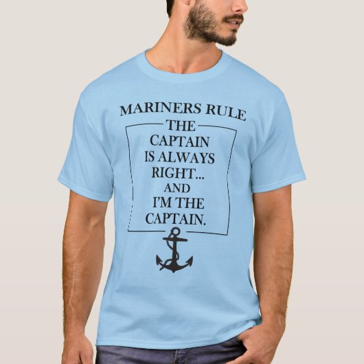 T-shirt Rule du capitaine (Devant)