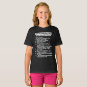 T-shirt Rules for dating my daughter (Devant entier)