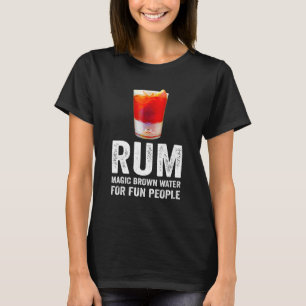 T-shirt Rum Définition Magie Eau Brown Pour Les Personnes