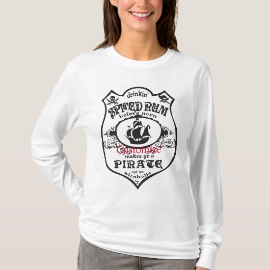 T-shirt Rum épicé Pirate Boisson Thunder_Cove (Devant)