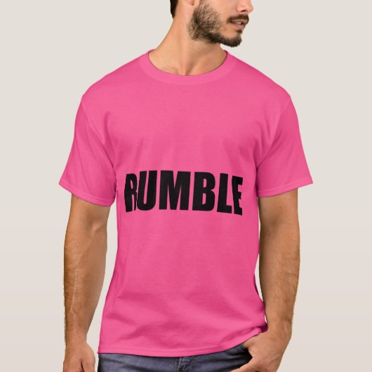 T-shirt Rumble (Devant)
