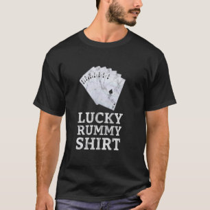 T-shirt Rummy Joueurs de Rummy chanceux Jeu de cartes drôl