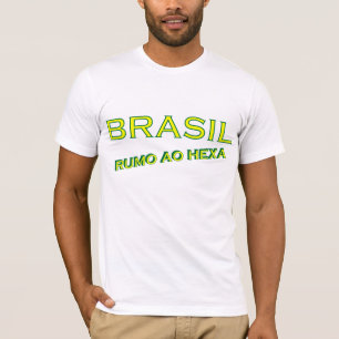 T-shirt Rumo ao du Brésil hexa