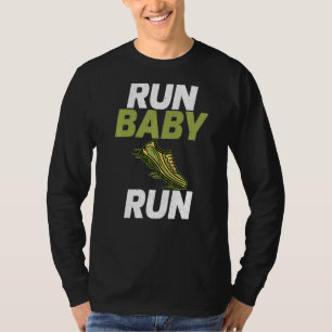 T-shirt Run Baby Run Marathon Runner