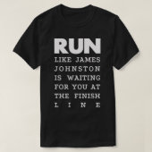 T-shirt RUN - James Johnston 2    (Design devant)