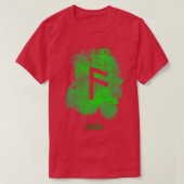 T-shirt Rune verte d'Ansuz (Design devant)