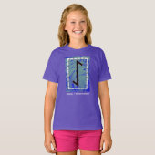 T-shirt RuneKids Rune Shirt Eihwaz - Persévérance Centrée (Devant entier)