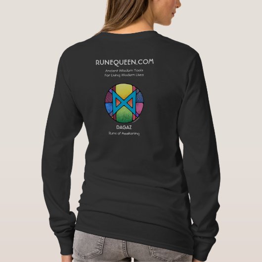 T-shirt RuneQueen Dagaz - Awakening - long sleeve (Dos)
