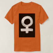 T-shirt Runes Symboles Système Solaire 0003 Vénus Inverted (Design devant)