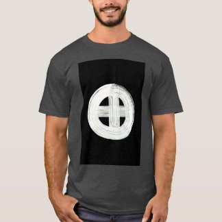 T-shirt Runes Symboles Système Solaire 0004 Terre Inverted