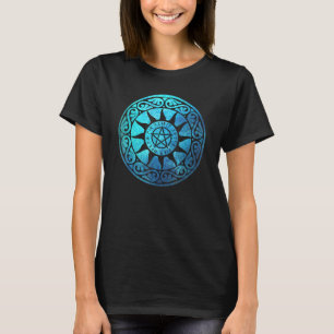 T-shirt Runic Magic Pentacle Pagan Witchcraft Protection