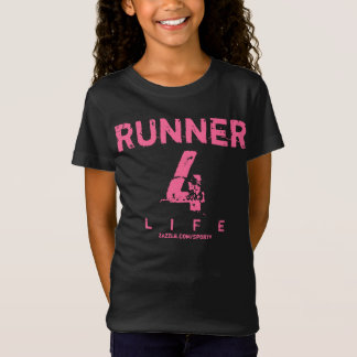 T-Shirt Runner 4 Life - Rose