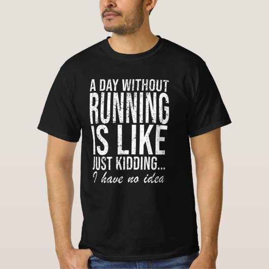 T-shirt Runner Race Runner Dire Un Cadeau (Devant)