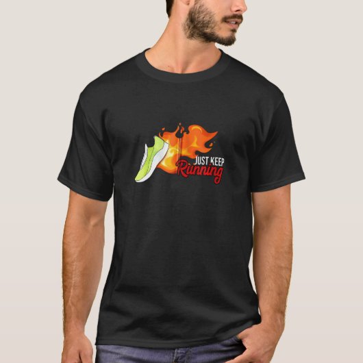 T-shirt Runner Runner Running Zip (Devant)