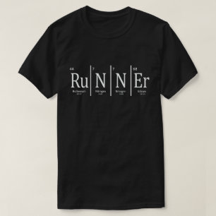 T-shirt Runner Table Périodique Marathon Runners Science
