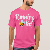 T-shirt Running Bee Runner Funny Bumblebee (Devant)