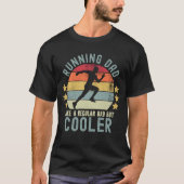 T-shirt Running Dad Like a Regular Dad But Cooler (Devant)