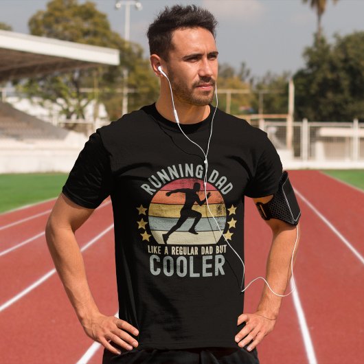 T-shirt Running Dad Like a Regular Dad But Cooler