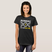 T-shirt Running It's In My Dna Marathon Streak Runner (Devant entier)