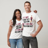 T-shirt Running Jogging Ce n'est pas si rapide que vous co (Unisexe)
