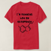 T-shirt Running Low on Serotonine Essentual Running Low On (Design devant)