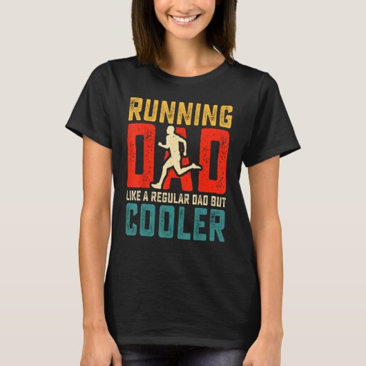T-shirt Running Marathon Runner Dad Cool Road Marathoner C (Devant)