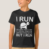 T-shirt Running Motivation Turtle  (Devant)