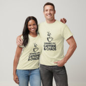 T-shirt Running on Caffeine & Chaos (Unisexe)